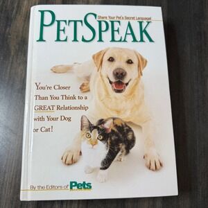 Petspeak‎ Share Your Pets Secret Language Book Dog Cat Relationship